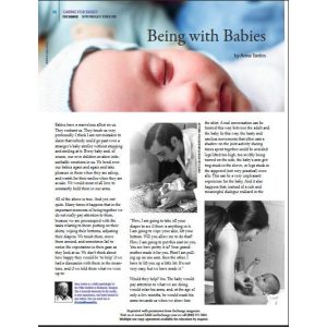 Being with Babies - Downloadable