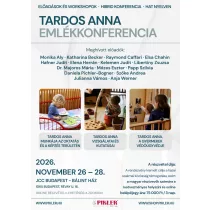  Tardos Anna Emlékkonferencia 2026 - magyar résztvevők számára - személyes részvétellel