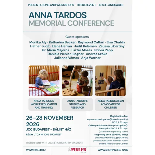 Anna Tardos Memorial Conference - online participation with two price options